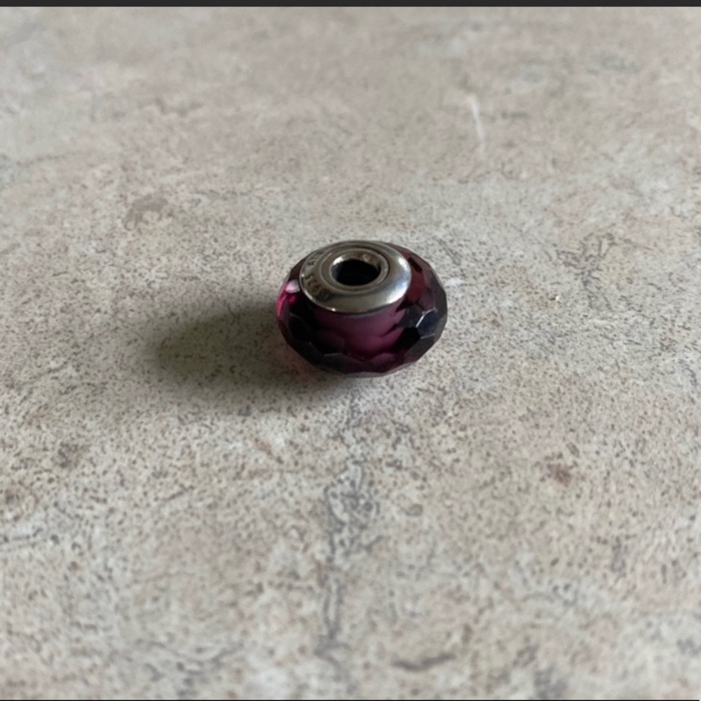 Pandora Purple Murano Glass Charm